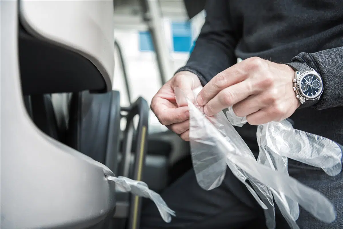 durabilité des gants d'examen en vinyle