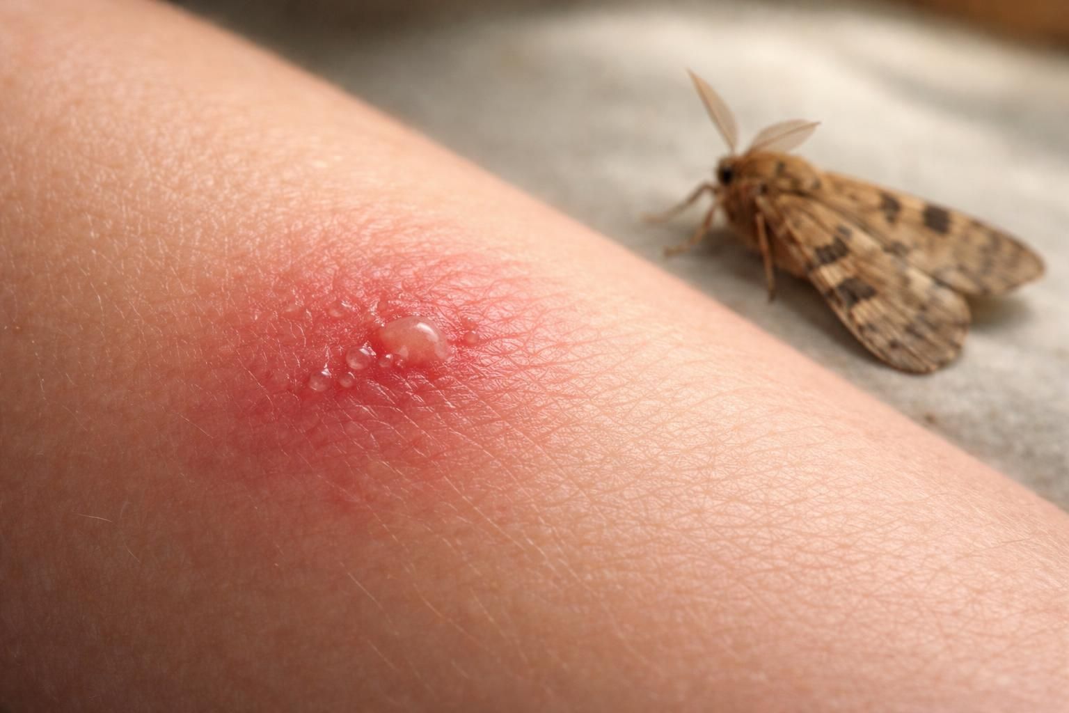 découvrez les risques associés à la piqûre du papillon de nuit et apprenez à les reconnaître pour mieux vous protéger.