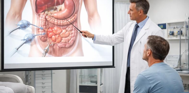 découvrez comment expliquer une opération médicale de manière claire et compréhensible grâce à un écran de projection, pour mieux informer et rassurer le patient.