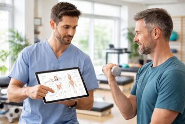 découvrez la rééducation kiné innovante avec la tablette tactile microsoft surface, idéale pour réaliser et annoter vos exercices de manière interactive et personnalisée.