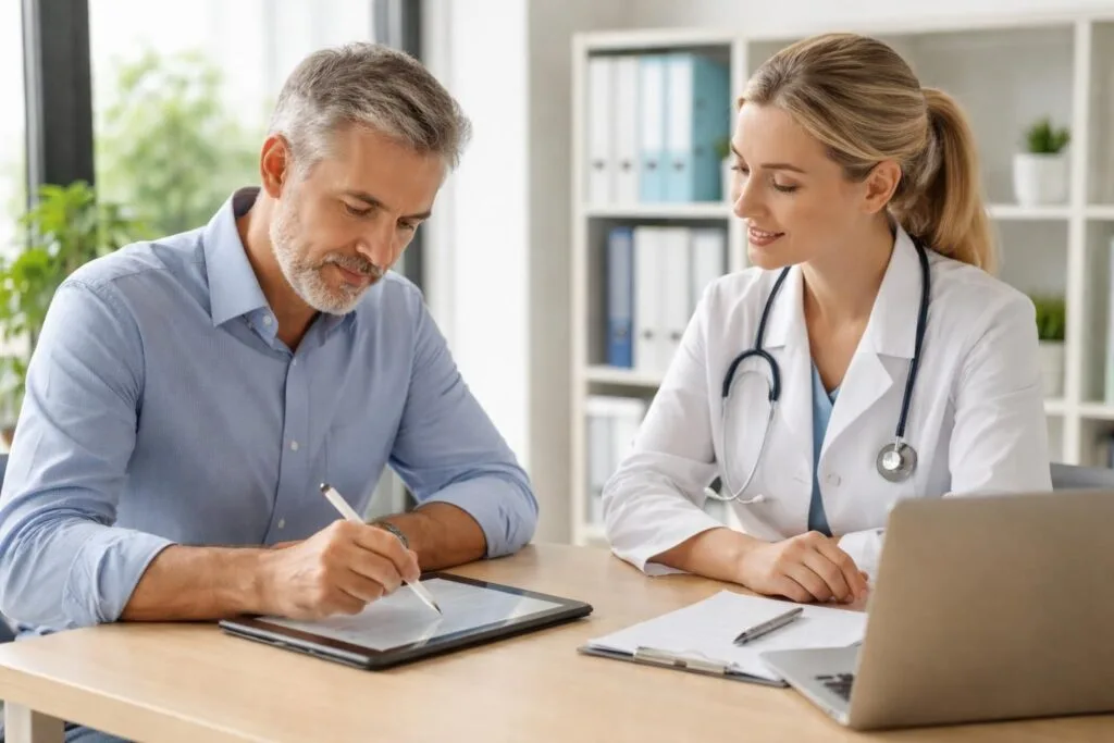 optimisez la gestion de votre cabinet médical grâce à la signature électronique de consentement patient sur ipad, pour un processus rapide, sécurisé et sans papier.